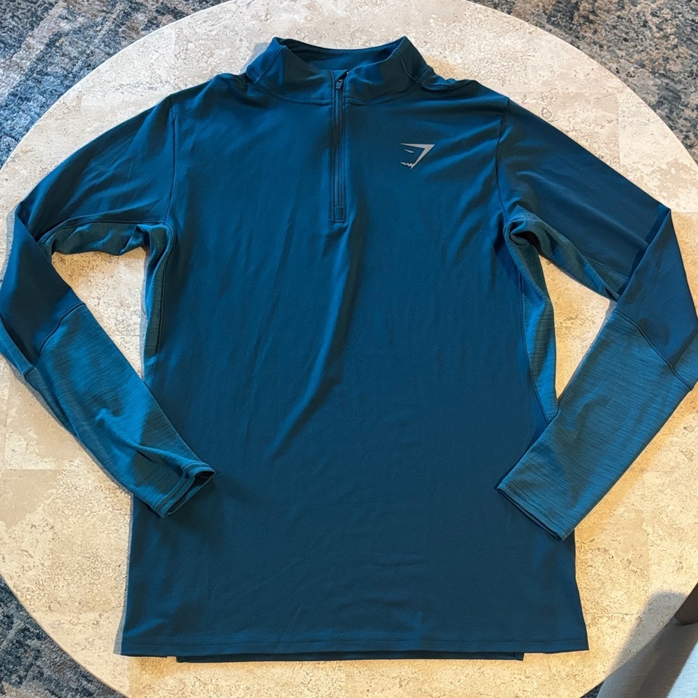 GYMSHARK Small Quarter zip athletic long sleeve shirt